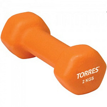 Гантель Torres неопрен 2кг  (PL50012/PL55012)
